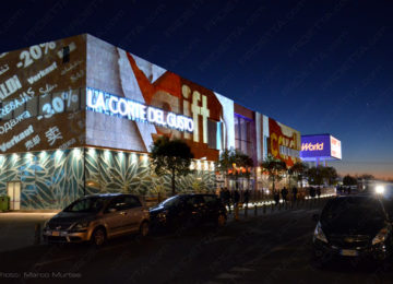 Projections sur de grands centres commerciaux