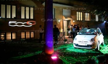 Projections du lancement de la Fiat 500