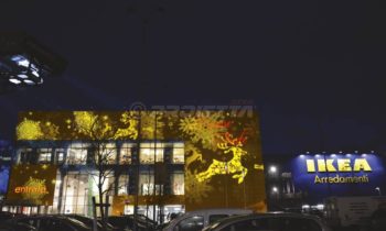 Projections de Noël pour les centres commerciaux - Ikea Arredamenti