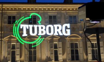 Projection logo Tuborg
