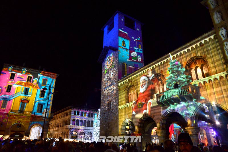 Video Mapping Natale di Como