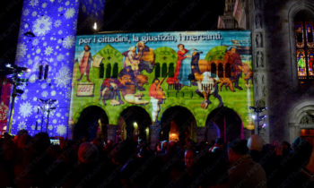Projections décoratives à thèmes médiévaux