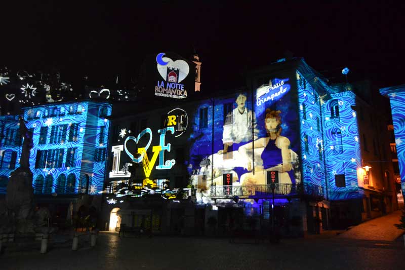 Projections Artistiques Nuit Romantique à Lovere
