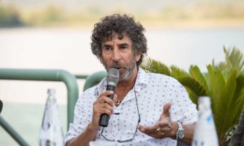 GIAMPAOLO TALANI alla conferenza stampa per il progetto proiezioni a Lovere
