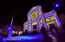 Giaveno: videomapping sulla chiesa di San Lorenzo