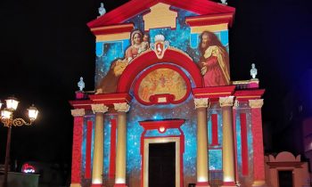 Chiesa di Grugliasco proiezione mappata