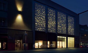 Projections sur les bâtiments industriels