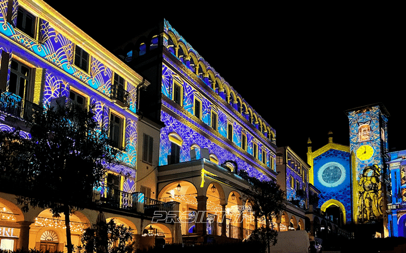 Projections décoratives mappées