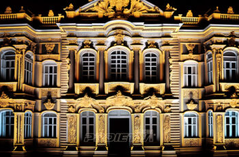 Projection architecturale cartographiée