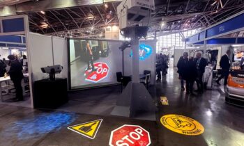 Signalisation industrielle par projection