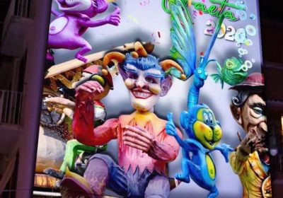 Videomapping di carnevale