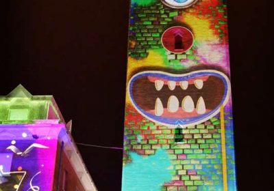 Videomapping di carnevale