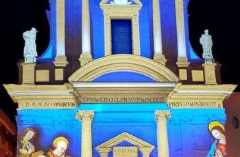 Projections cartographiées sur les églises