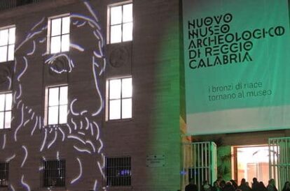 Projections sur le musée de Reggio de Calabre