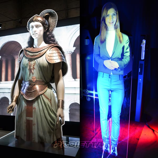 Silhouettes pour des projections virtuelles de personnages parlants