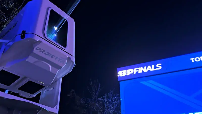 atp-torre-maratona-laser-show Guscio protettivo per proiettori laser - ATP Finals Torino